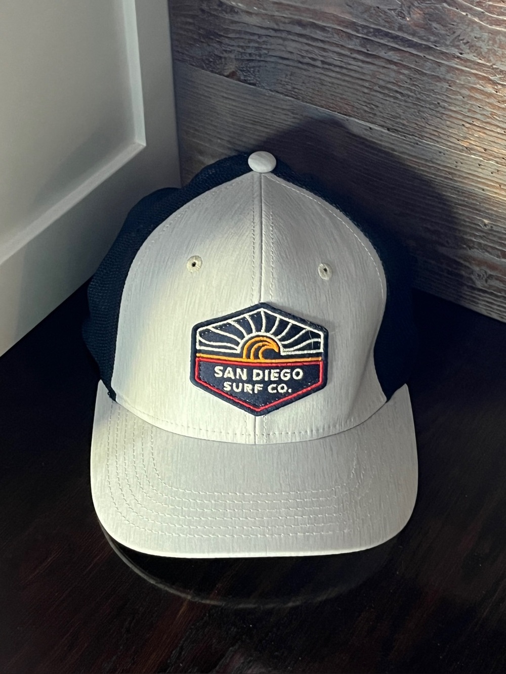San Diego Surf Company  Classic Trucker-style Snapback Cap
